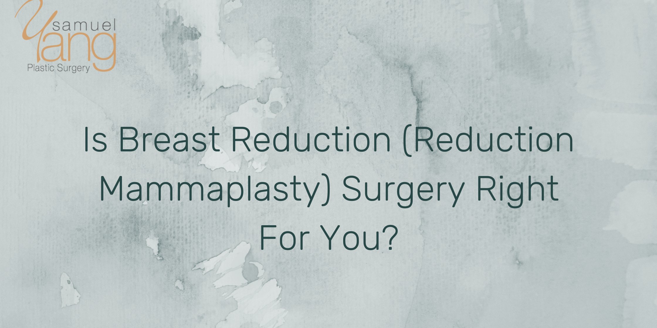 Is breast reduction surgery right for you?